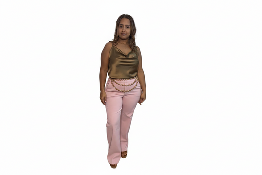 Flat pant Solid Color Made in Italy