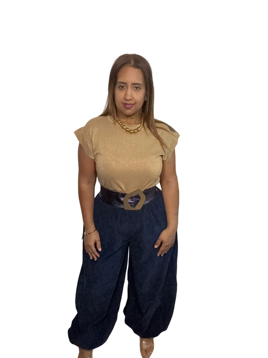 Corduroy bubble pant Made in Italy