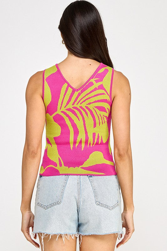 Summer vibrant top