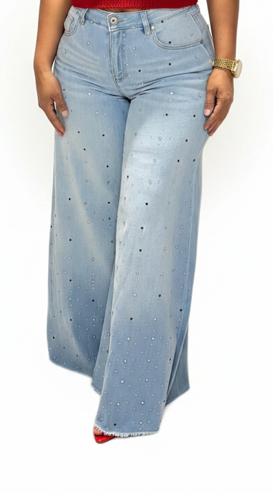 Jean Italiano Palazzo con Diamantes Crystal y Negro