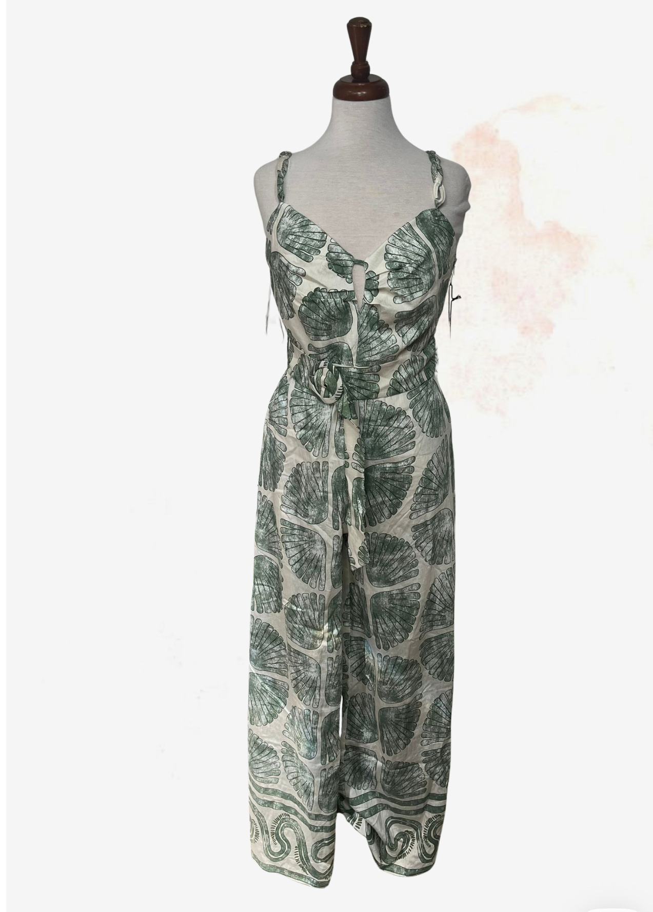 Green jumpsuit