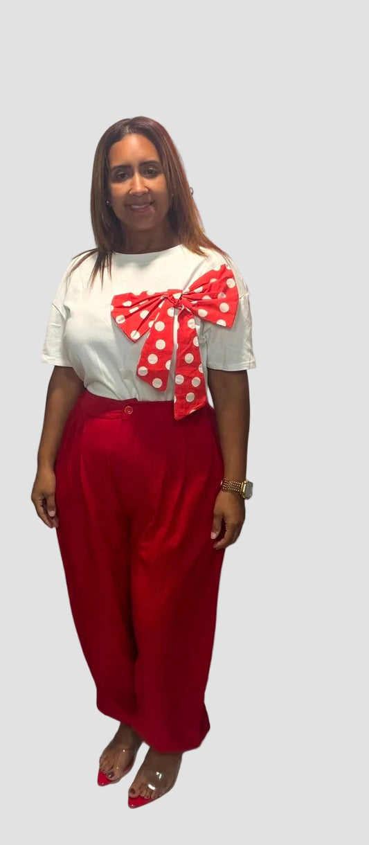 Bow Top Polka Dots | Básica Elevada