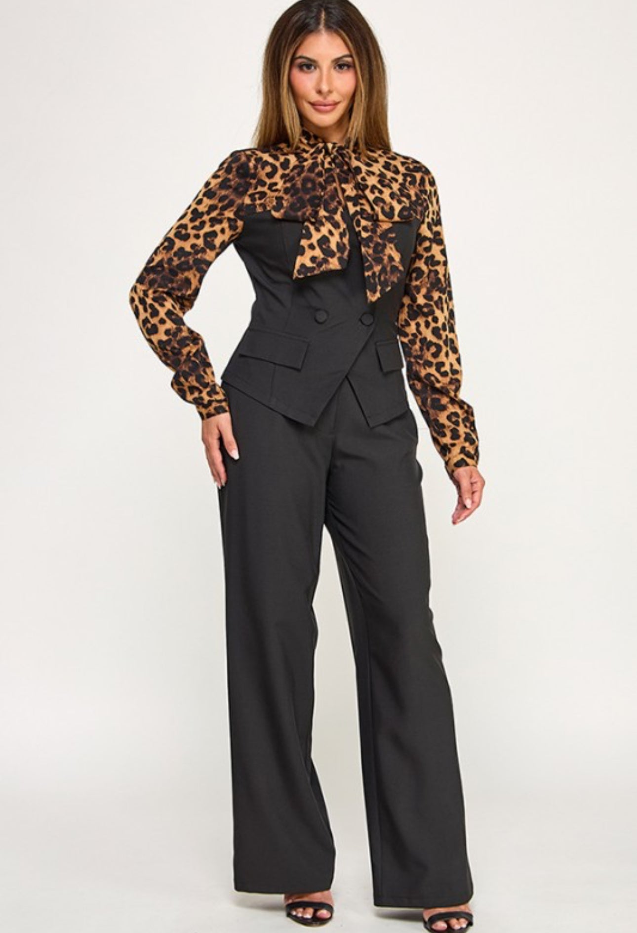 Set leopard and Black
