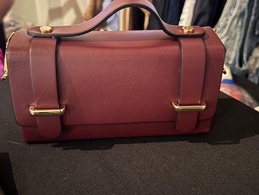 Leather  crossbody Italian