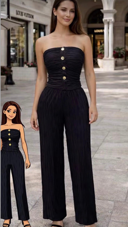 Set de Pantalón y Top Strapless