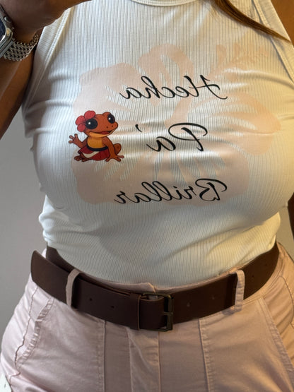 Tank Top Coquí Puertorriqueña - Hecha Para Brillar