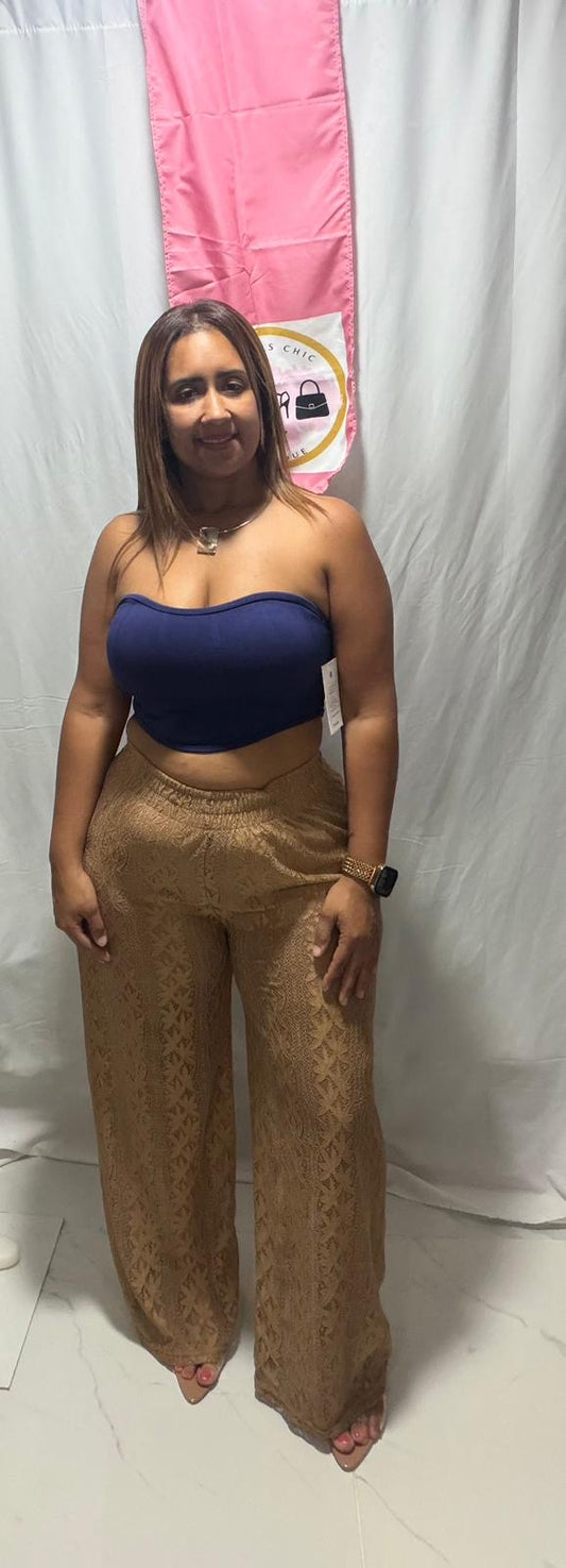 Camel Lace pant