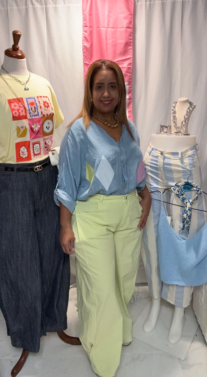 Pleated Barrel Baggy Pant | Estilo Italiano