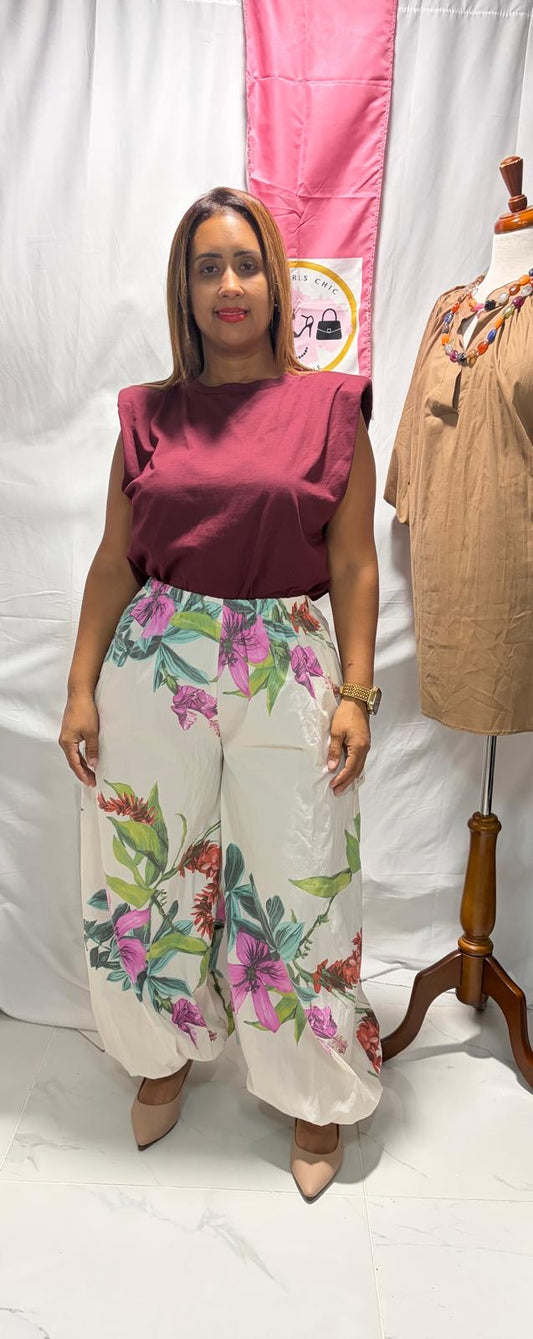 Flower Aladin pant Italian