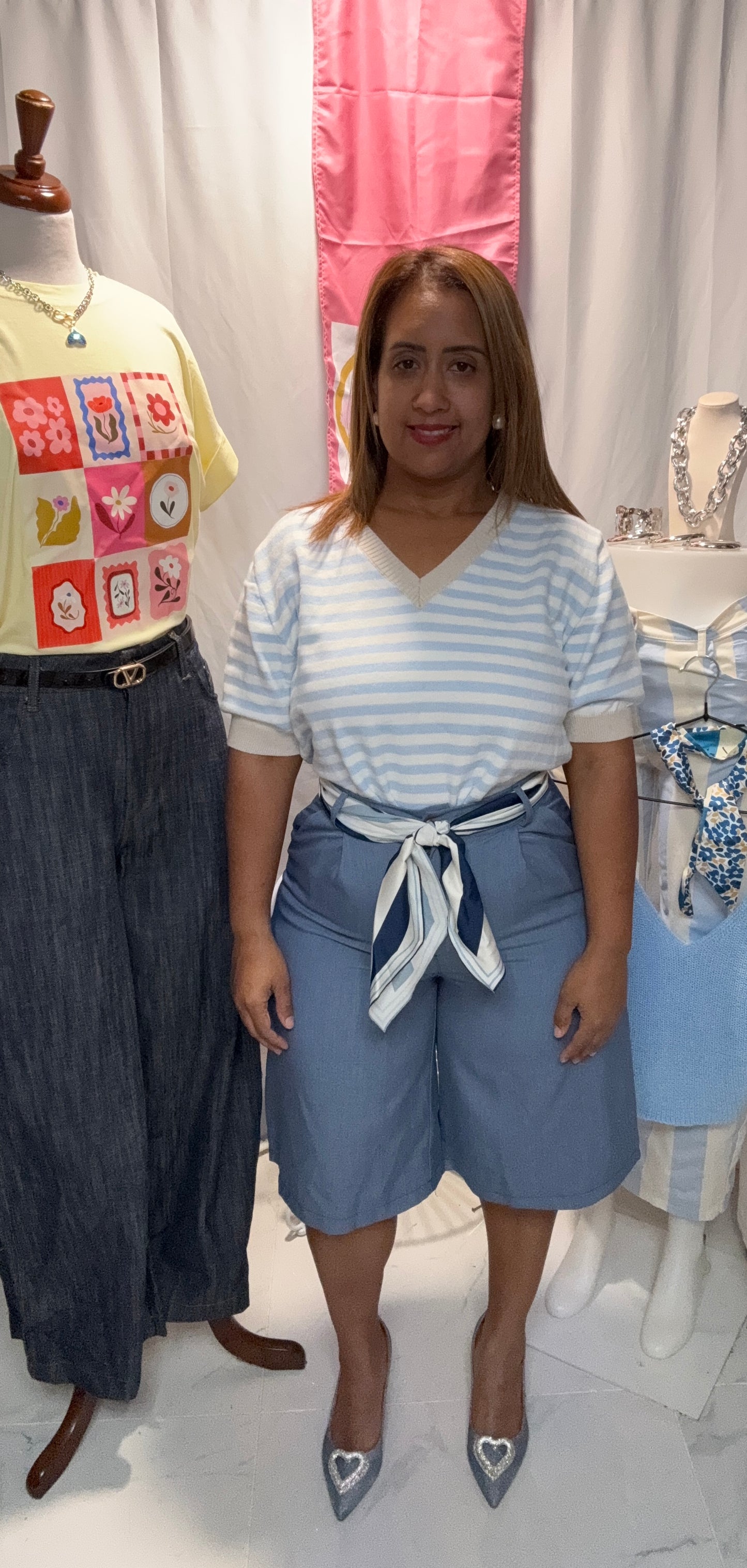 Bermuda Italiano con Correa Pañuelo | Estilo Vestir | One Size