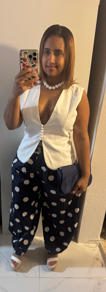 Cotton Barrel polka dots  – Style Italiano