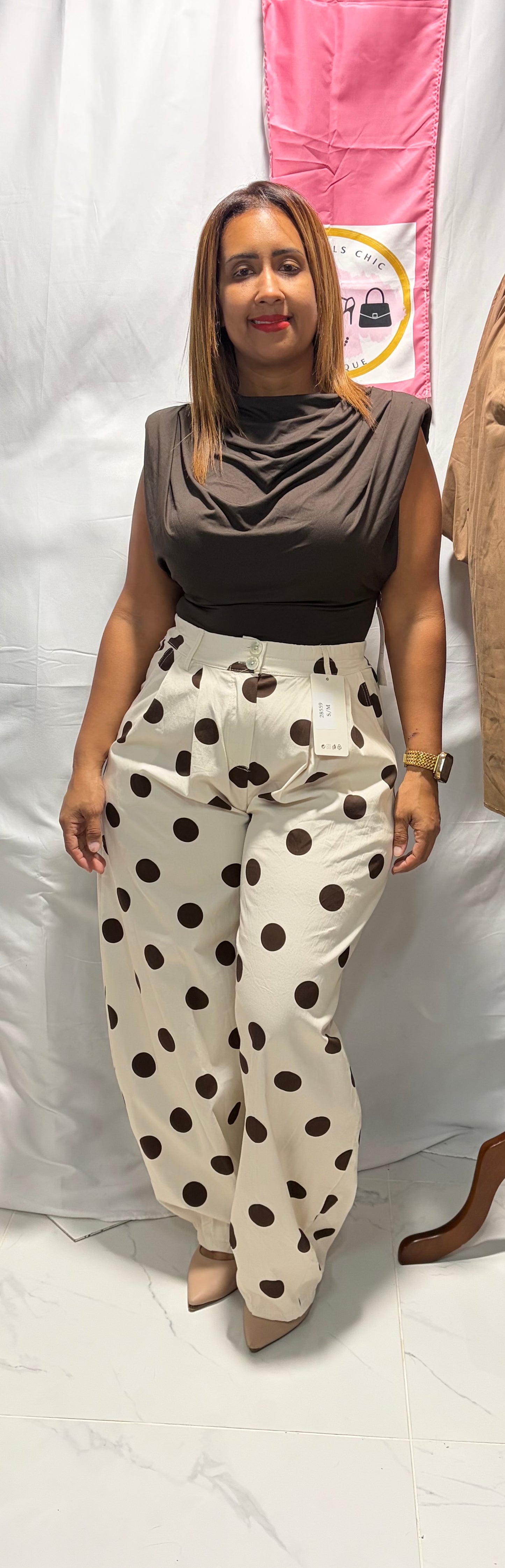 Cotton Barrel polka dots  – Style Italiano