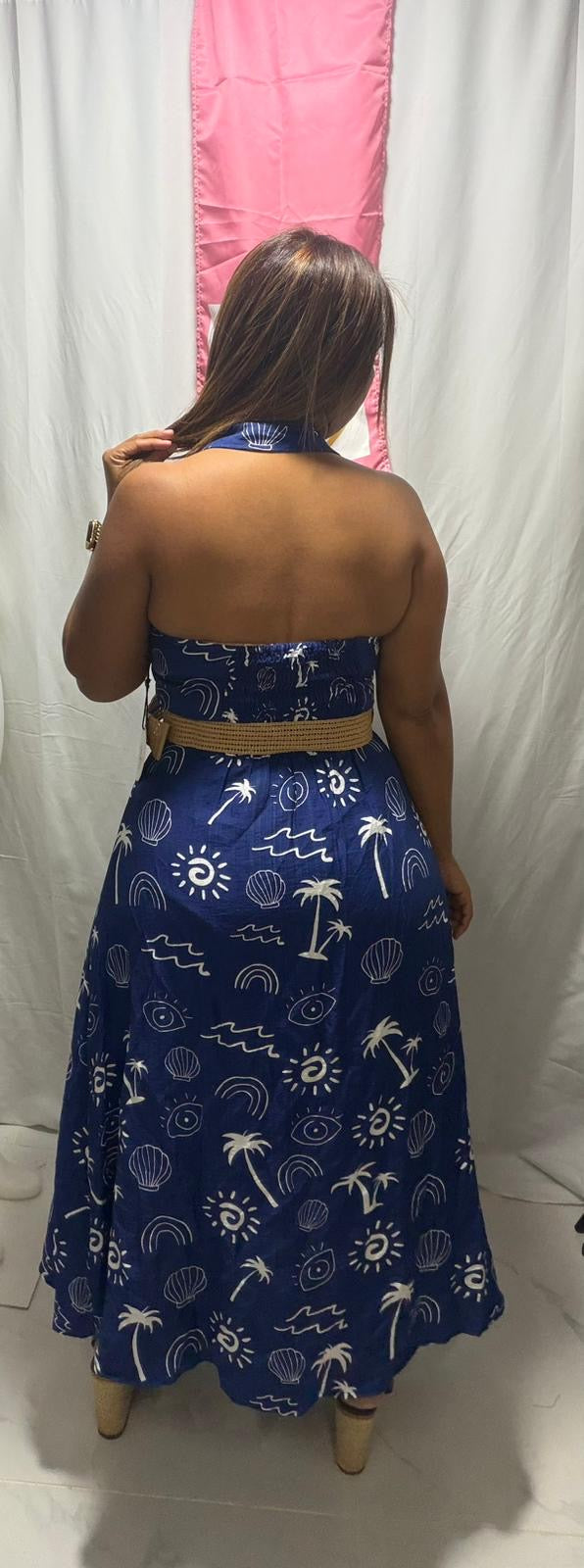 Summer blue dress