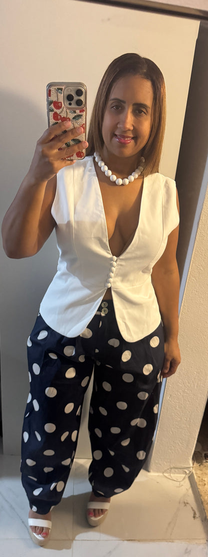 Cotton Barrel polka dots  – Style Italiano
