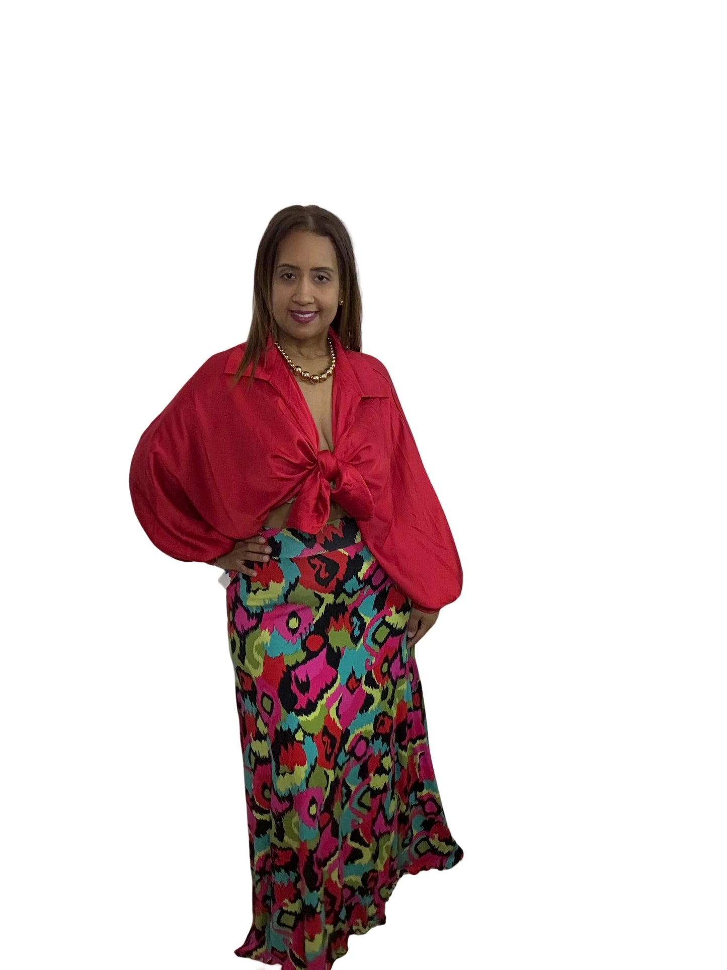 Colors Long Skirt Pia Color