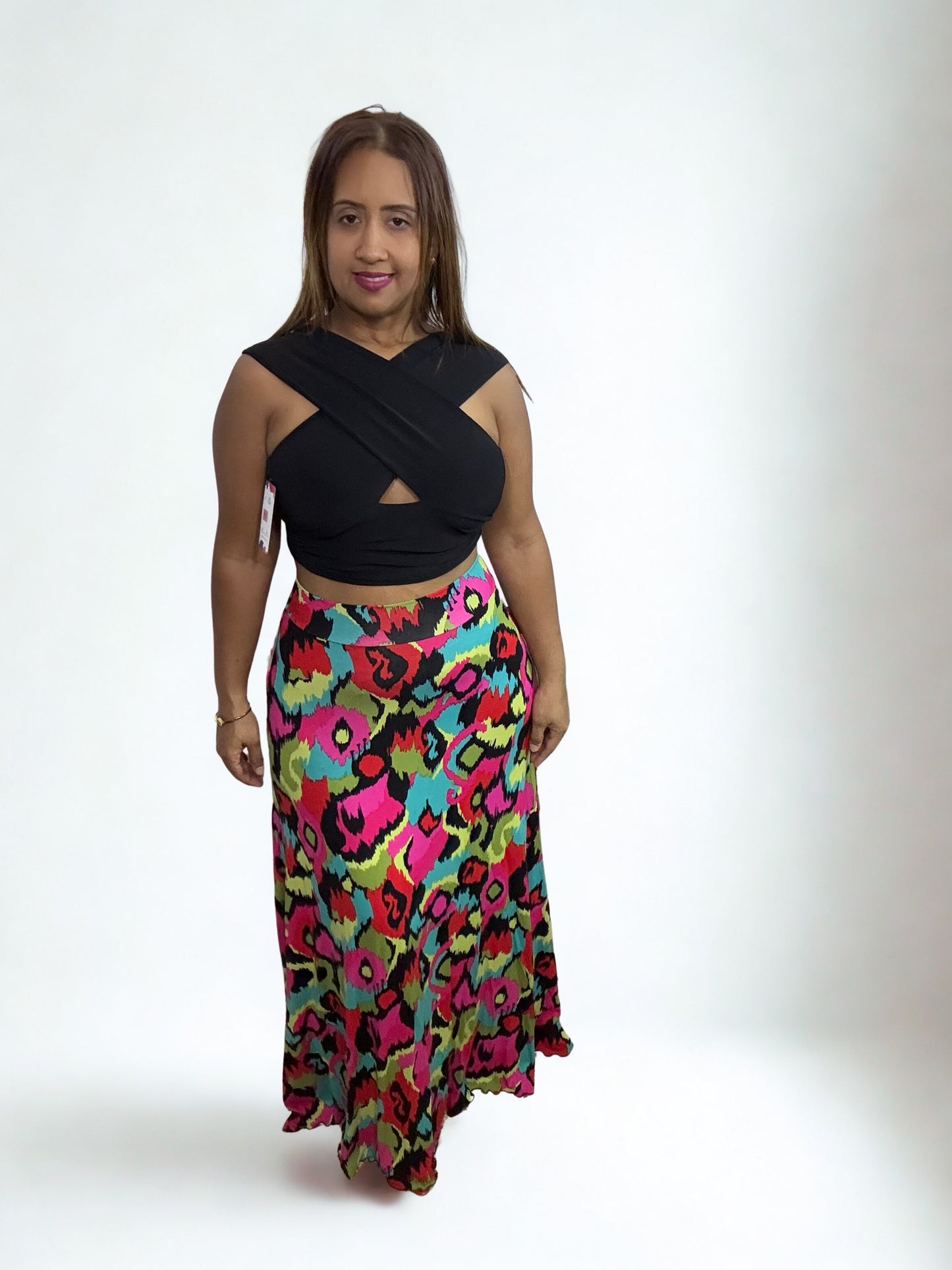 Colors Long Skirt Pia Color