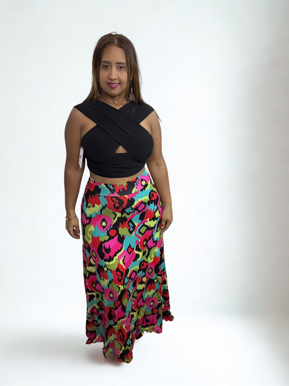 Colors Long Skirt Pia Color