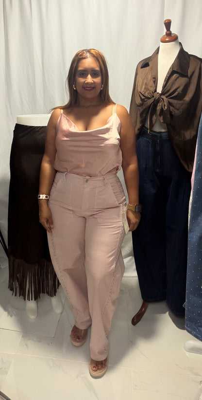 Satin Basic Top Made in Italy