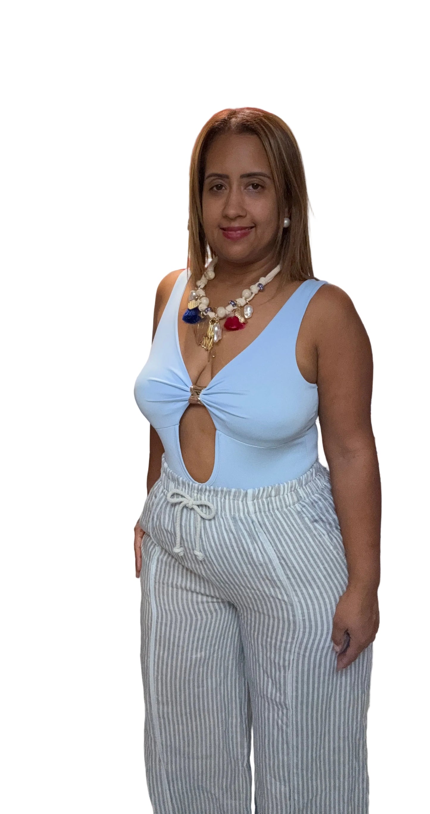 Body Italiano Onesize con Copas y Apertura Frontal | Colores Pastel