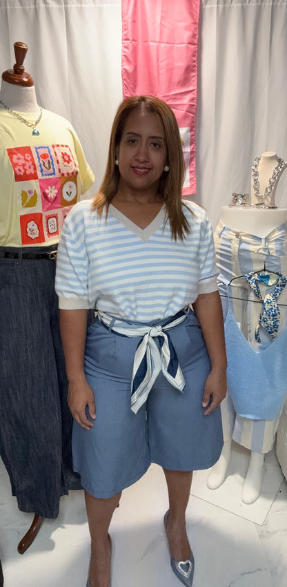 Bermuda Italiano con Correa Pañuelo | Estilo Vestir | One Size
