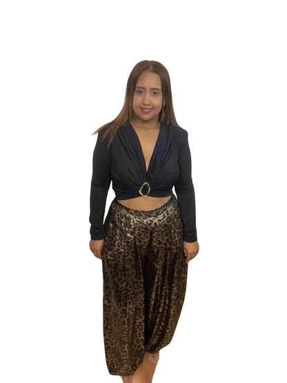 Crop long top Made in Italy