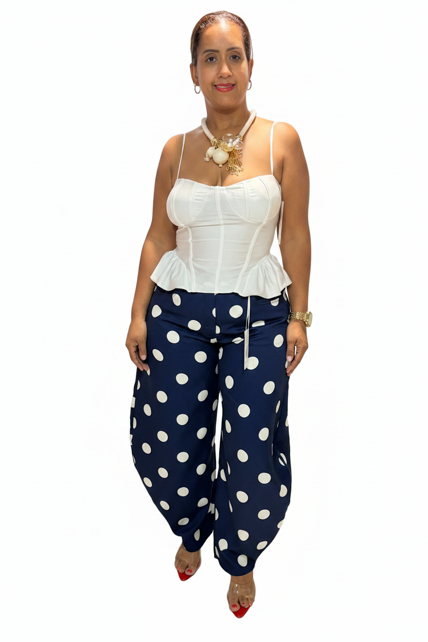 Top Corset Italiano con Volante | Copas y Tirantes Ajustables | One Size