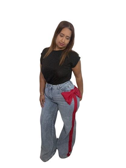 Red Bow Denim