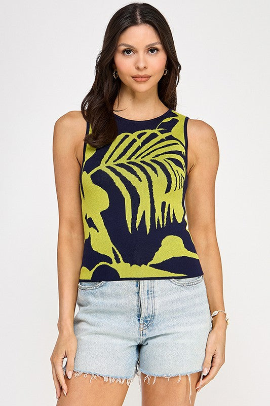 Summer vibrant top