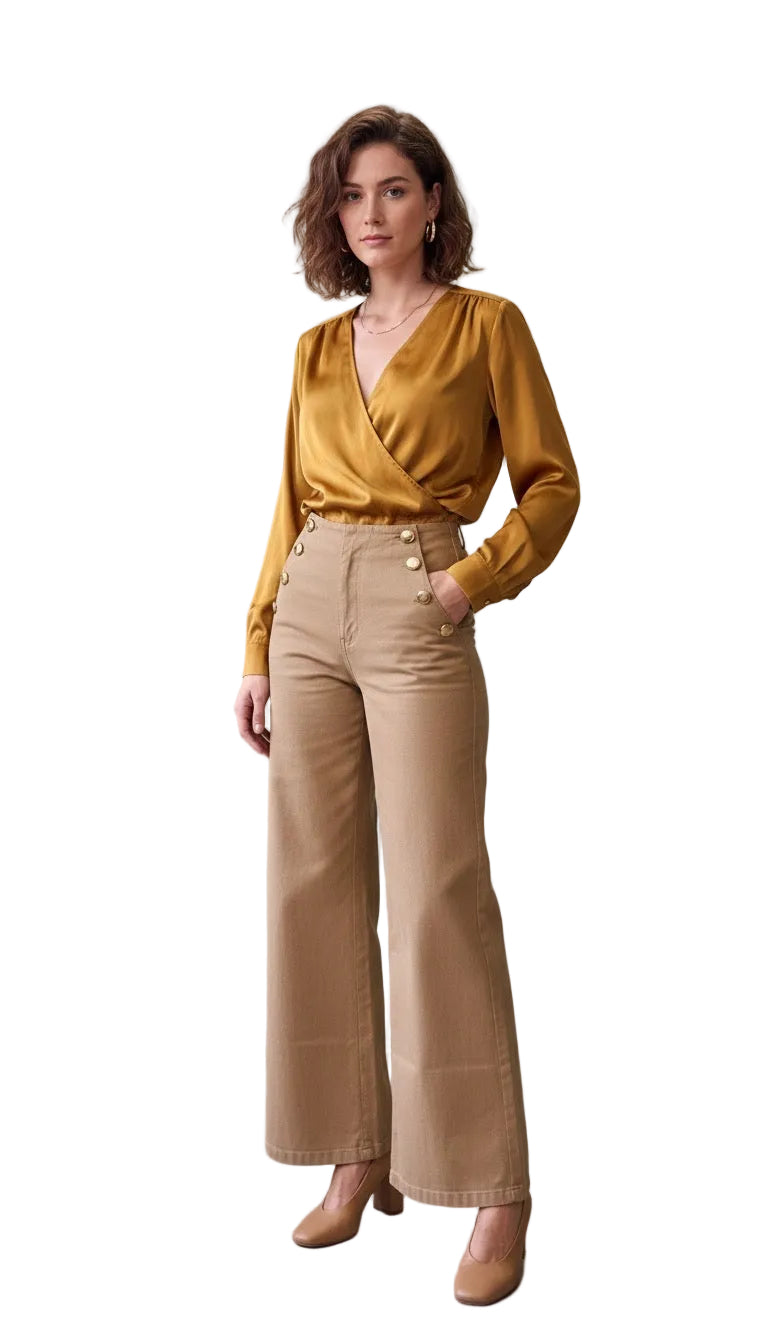 Satin Blouse Mede in Italy