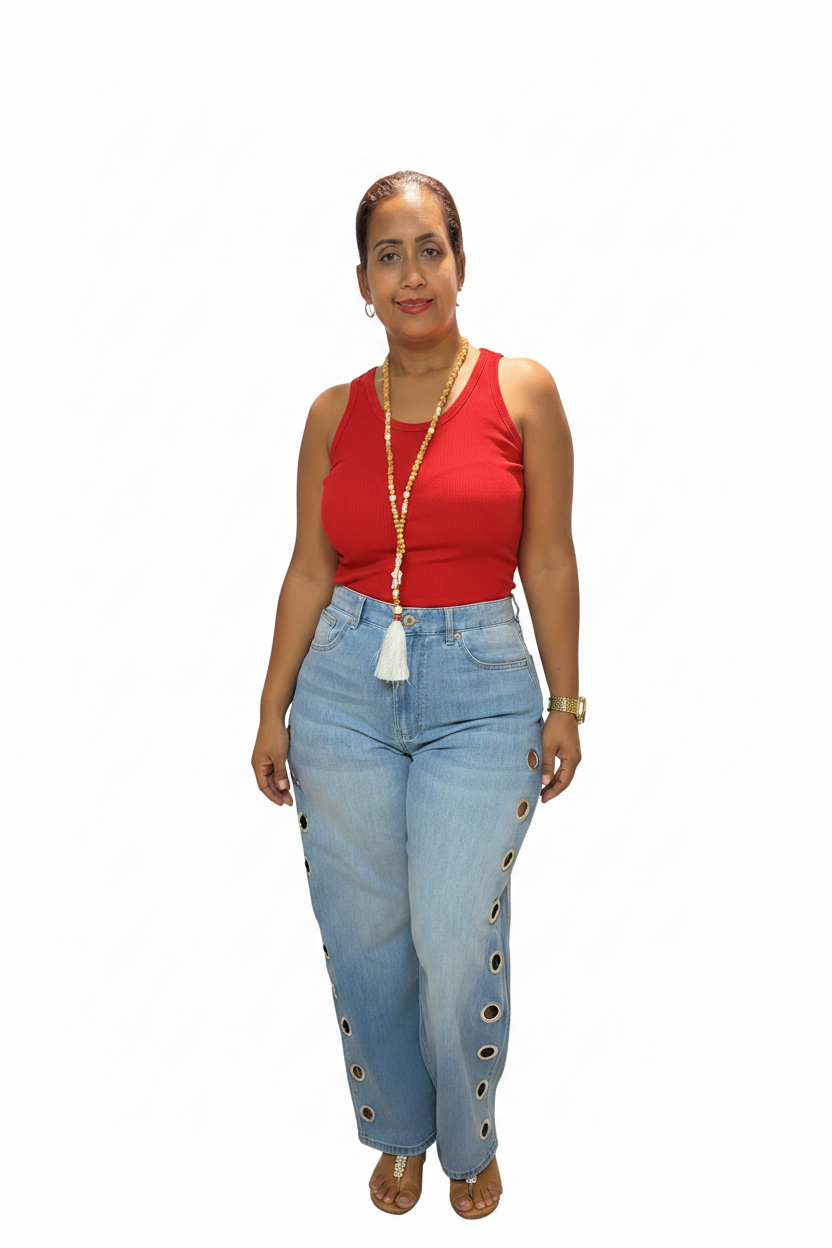 Tank Top Básica Italiana de Algodón Premium