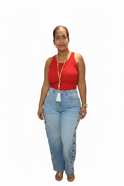 Tank Top Básica Italiana de Algodón Premium