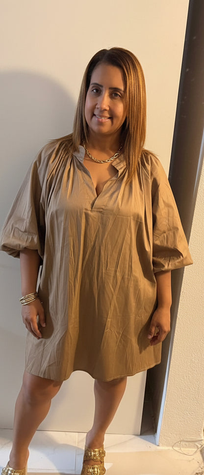 Cotton dress bombe italiano