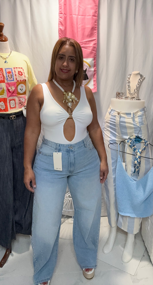 Body Italiano Onesize con Copas y Apertura Frontal | Colores Pastel