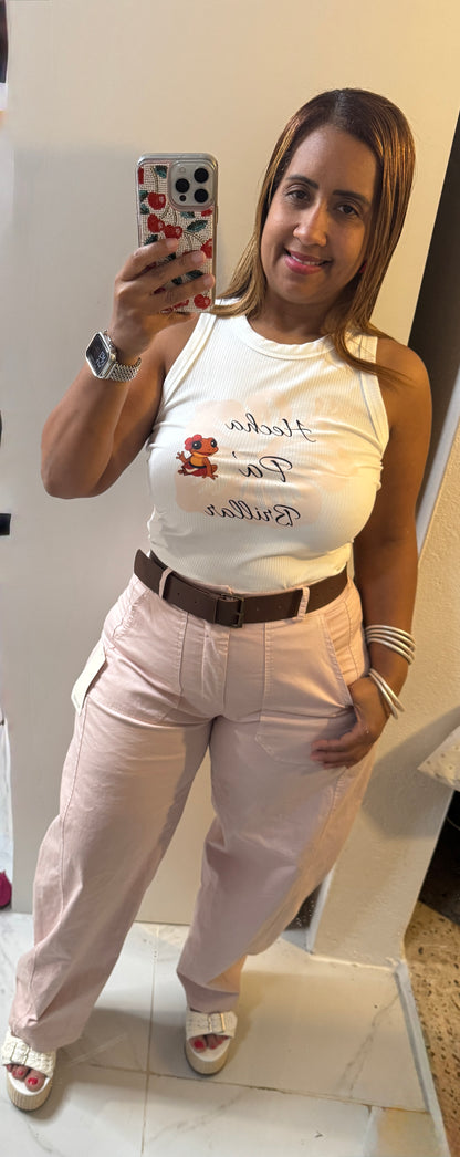 Tank Top Coquí Puertorriqueña - Hecha Para Brillar