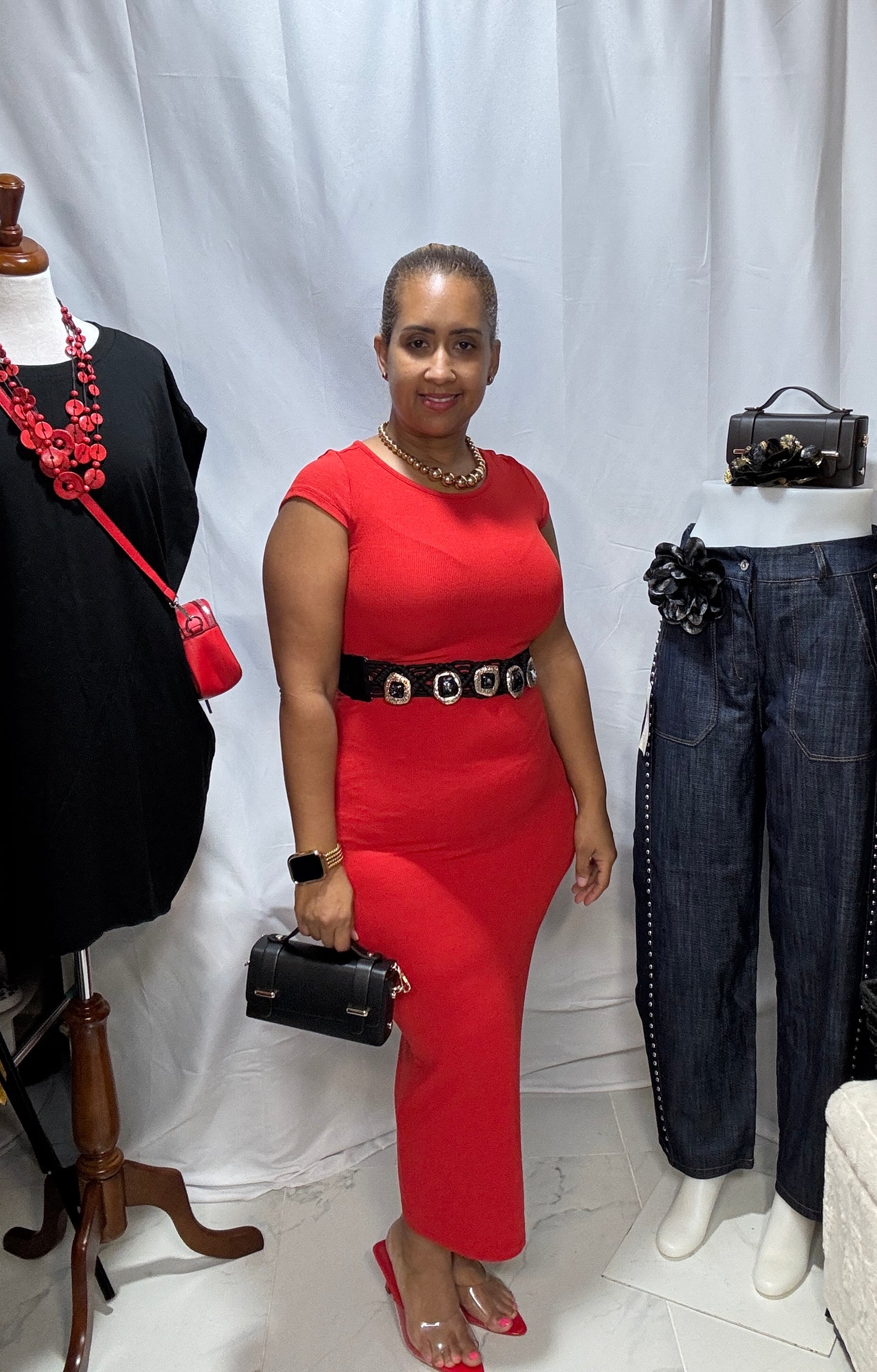 Vestido Largo Ajustado Premium - Elegante para Coctel y Casual