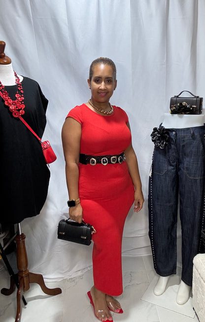 Vestido Largo Ajustado Premium - Elegante para Coctel y Casual