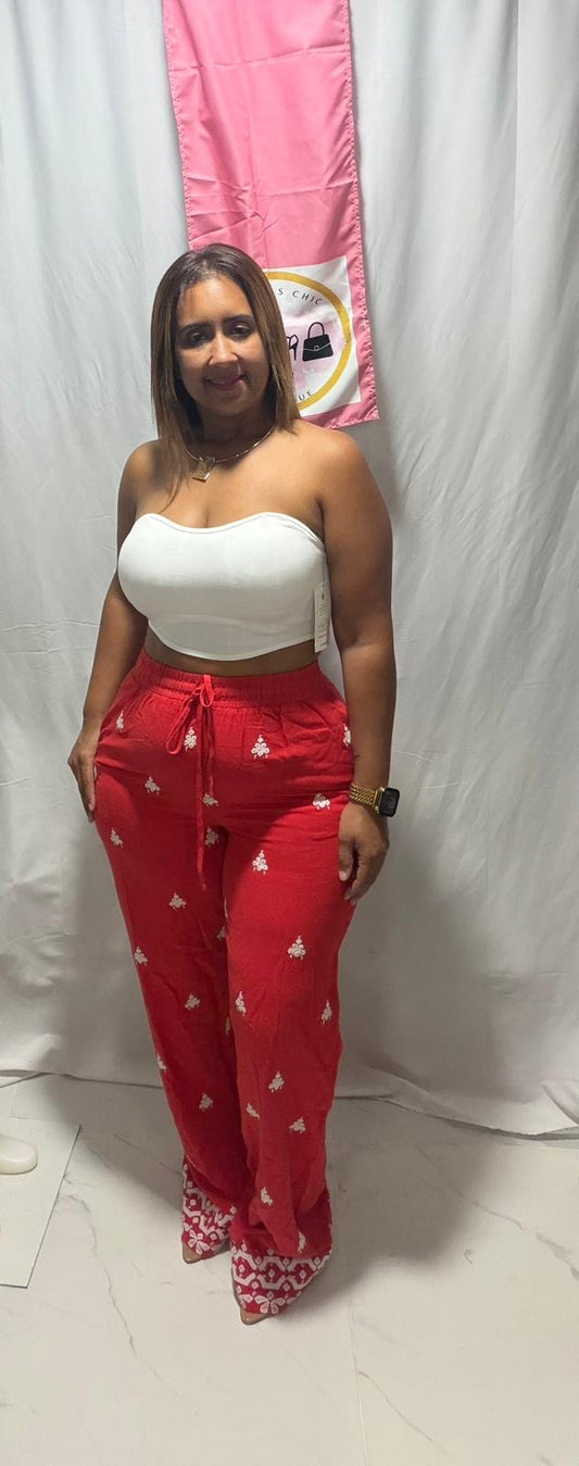 Red pant