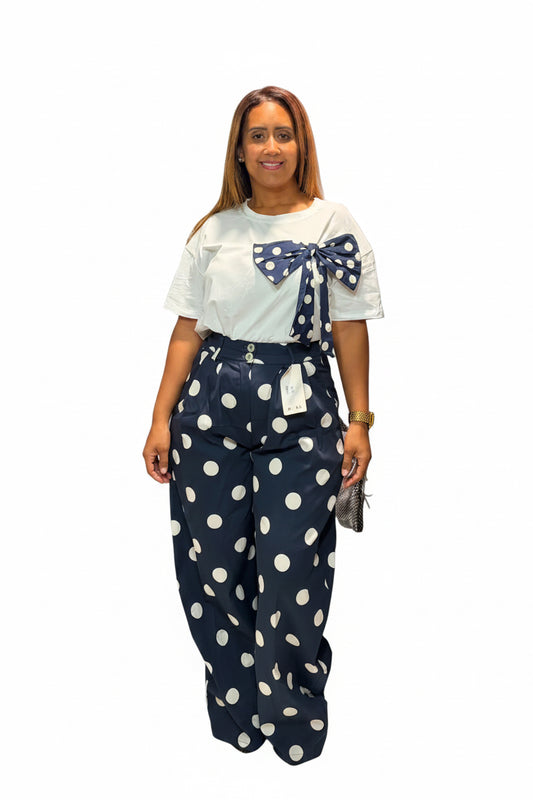 Bow Top Polka Dots | Básica Elevada