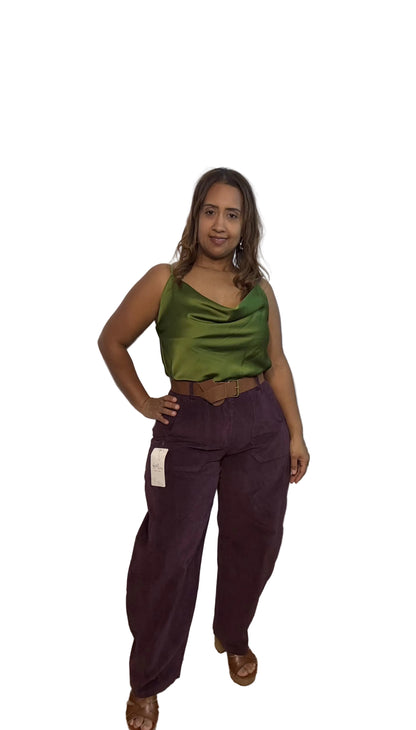 Barrel Pant Corduroy Made in Italy