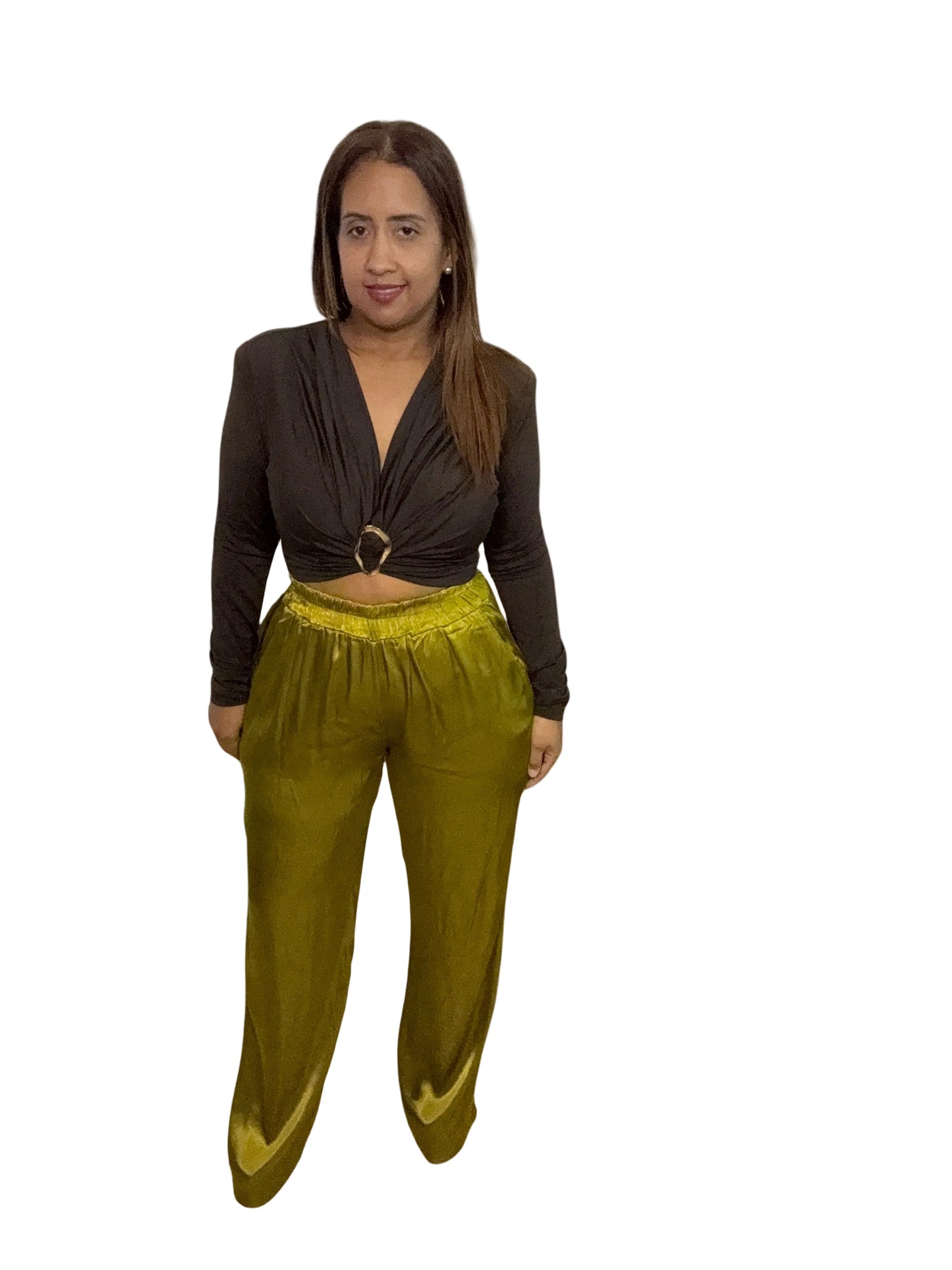 Crop long top Made in Italy