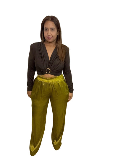 Crop long top Made in Italy