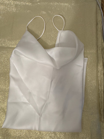 Satin Basic Top Made in Italy