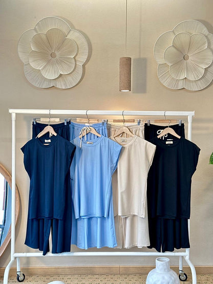 Set Viajero Palazzo – Pantalón & Top Ajustado