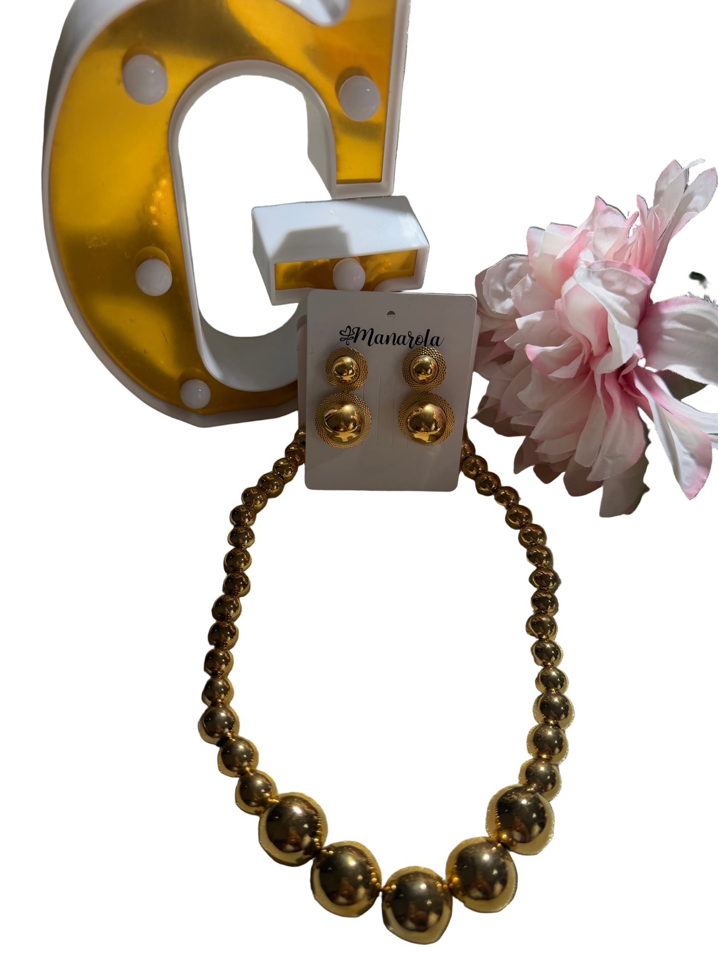 Gold Manarola necklace