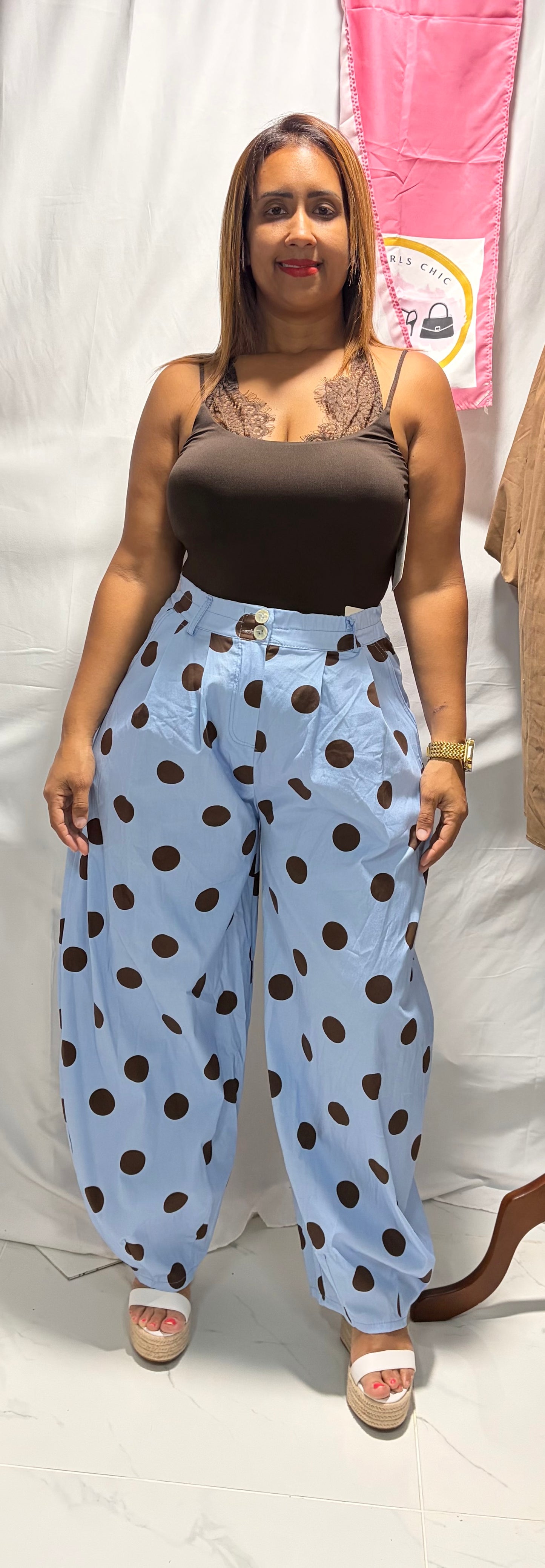 Cotton Barrel polka dots  – Style Italiano