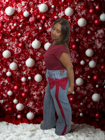 Red Bow Denim