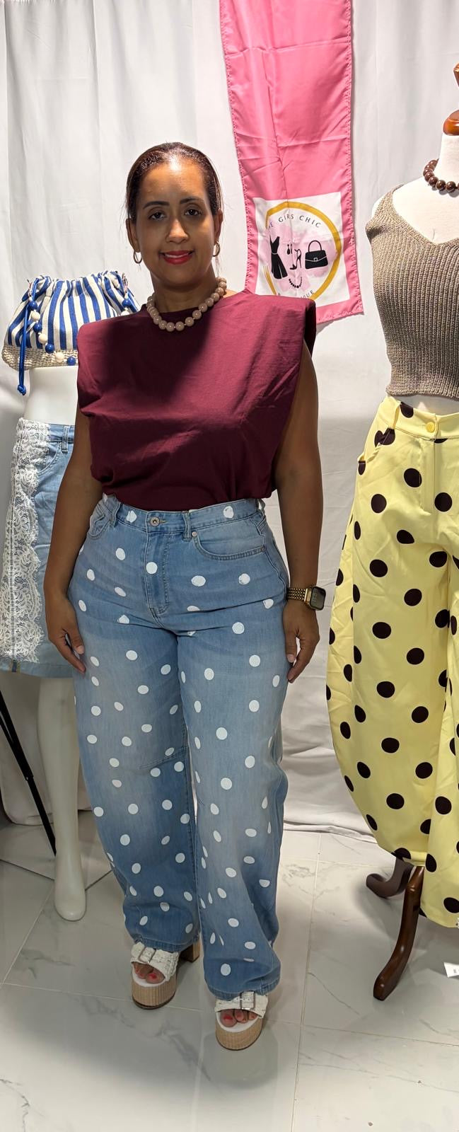 Jean Italiano Polka Dots