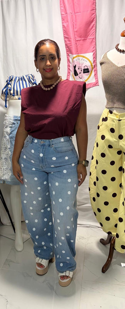 Jean Italiano Polka Dots