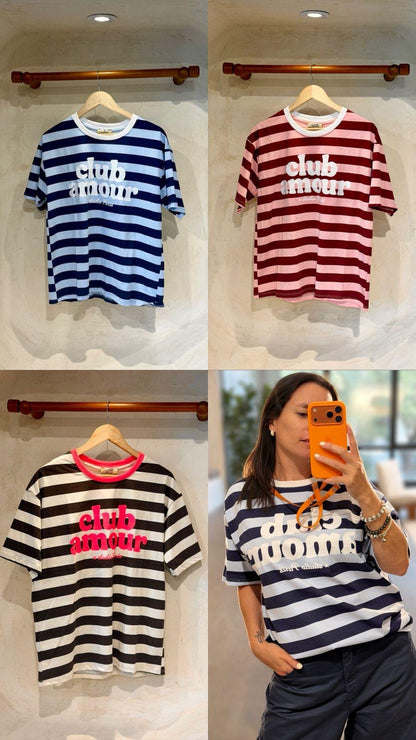 TShirt Italiana – Club Amour | One Size Elevada | 3 Colores