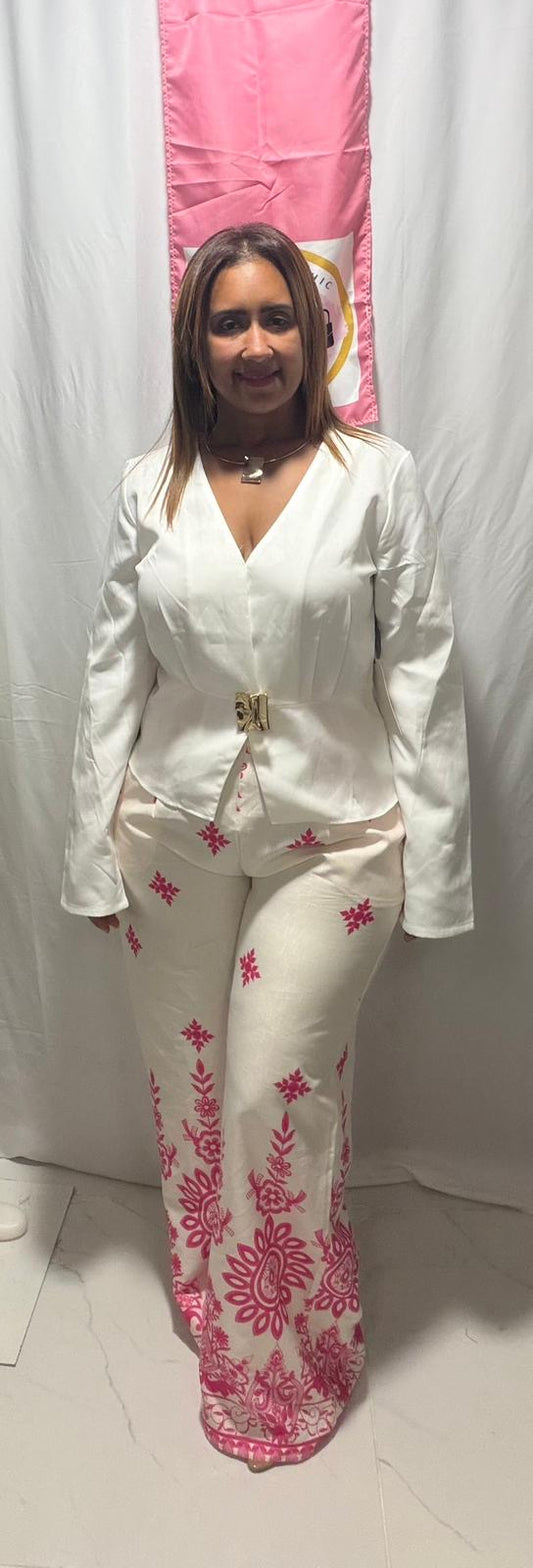 White Long top